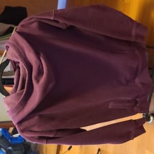 Women's Zyia Active Oh So Soft Plum Hoodie- Small